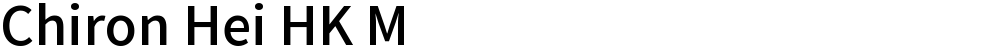 Chiron Hei HK M