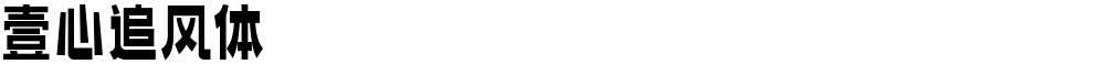 壹心追风体