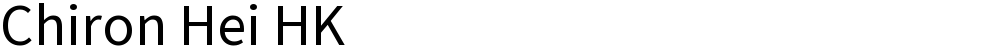 Chiron Hei HK