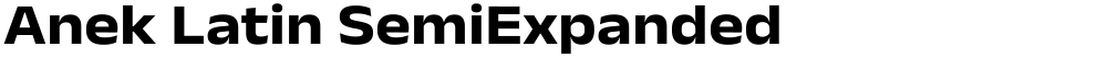 Anek Latin SemiExpanded