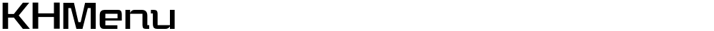 KHMenu