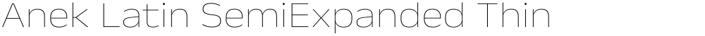 Anek Latin SemiExpanded Thin