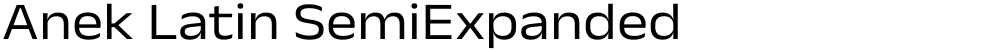 Anek Latin SemiExpanded