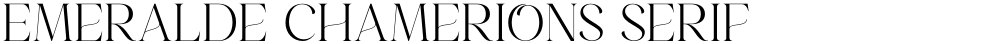 Emeralde Chamerions Serif