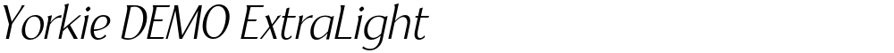 Yorkie DEMO ExtraLight