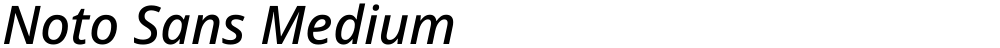 Noto Sans Medium