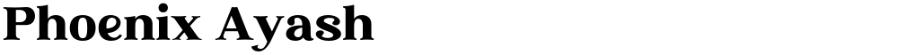 Phoenix Ayash