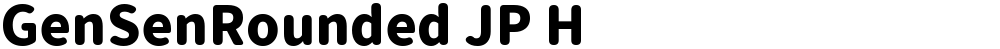 GenSenRounded JP H