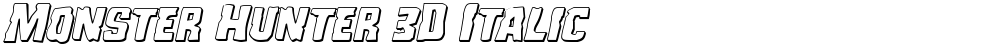 Monster Hunter 3D Italic