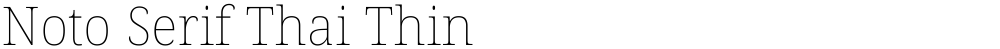 Noto Serif Thai Thin