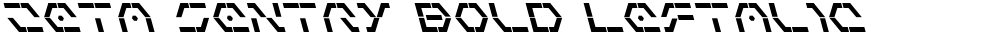 Zeta Sentry Bold Leftalic