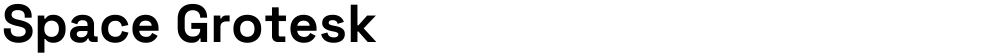 Space Grotesk