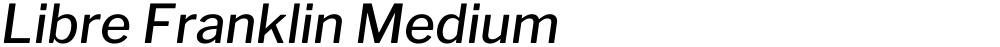 Libre Franklin Medium
