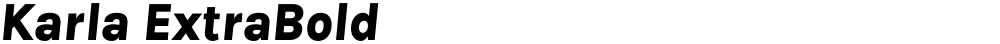 Karla ExtraBold