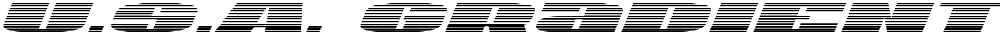 U.S.A. Gradient Italic
