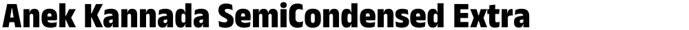 Anek Kannada SemiCondensed ExtraBold