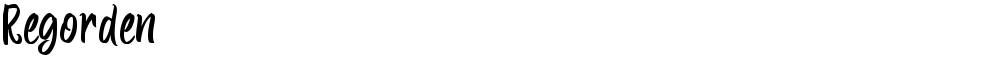 Regorden