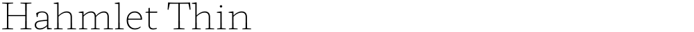 Hahmlet Thin