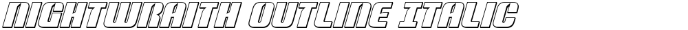 Nightwraith Outline Italic