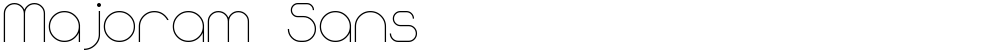 Majoram Sans