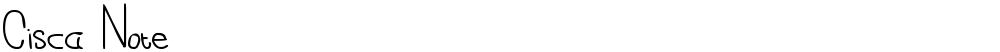 Cisca Note