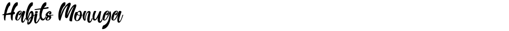 Habits Monuga