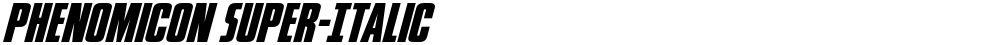 Phenomicon Super-Italic