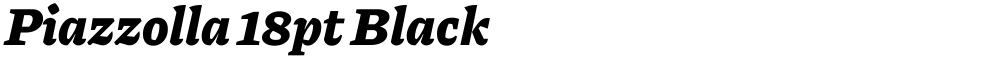 Piazzolla 18pt Black