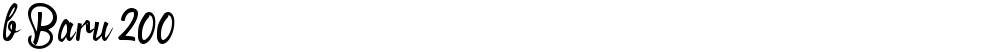b Baru 200