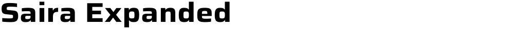 Saira Expanded