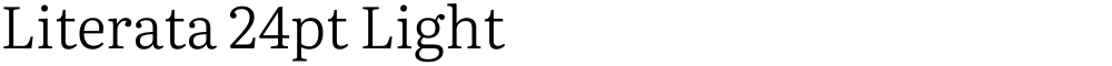 Literata 24pt Light