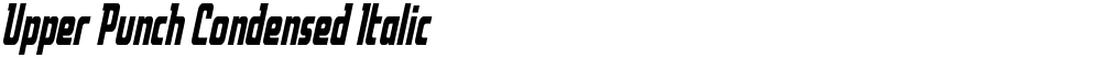 Upper Punch Condensed Italic