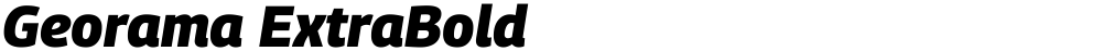 Georama ExtraBold