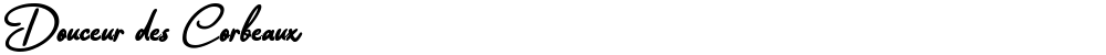 Douceur des Corbeaux