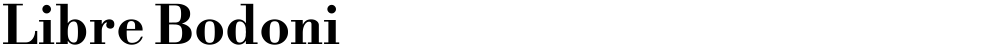Libre Bodoni
