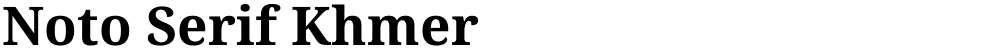 Noto Serif Khmer