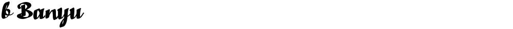 b Banyu