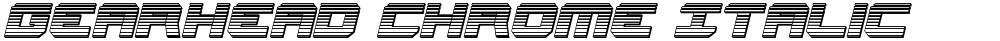 Gearhead Chrome Italic