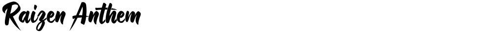 Raizen Anthem