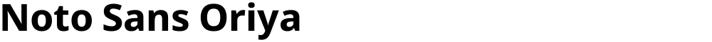 Noto Sans Oriya