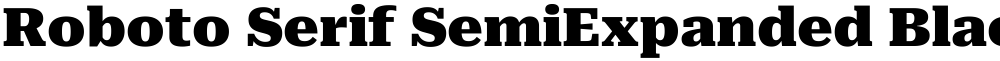 Roboto Serif SemiExpanded Black