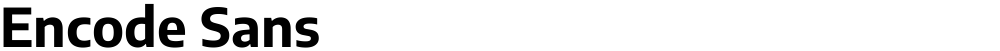 Encode Sans