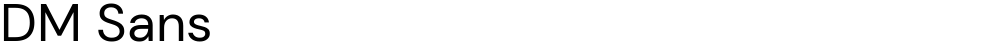 DM Sans