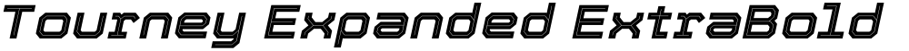 Tourney Expanded ExtraBold