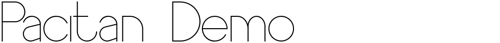 Pacitan Demo