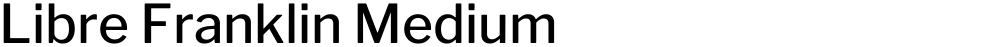 Libre Franklin Medium