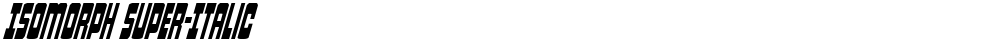 Isomorph Super-Italic