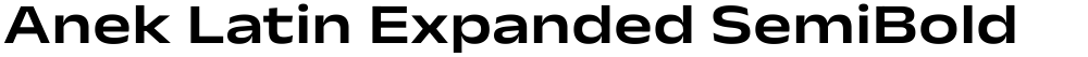 Anek Latin Expanded SemiBold