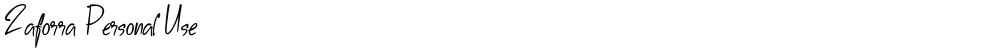 Zaforra Personal Use