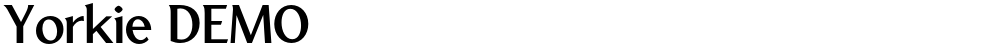 Yorkie DEMO